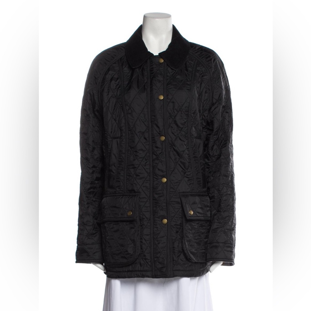 Black Barbour Quilted Women's Jacket